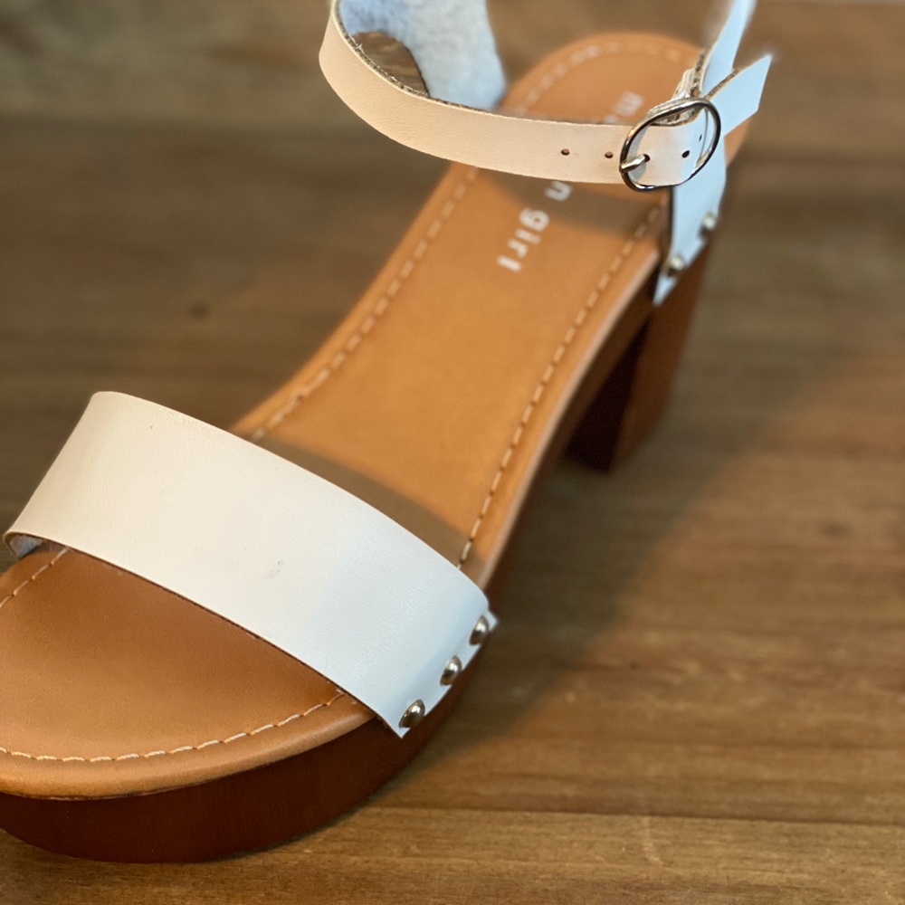 Madden Girl platform sandal heel